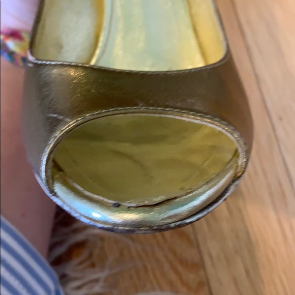 HP 🎉 DSQUARED Gold High Heels - Picture 6 of 9